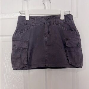 Brandy Melville Charcoal Mini Skirt